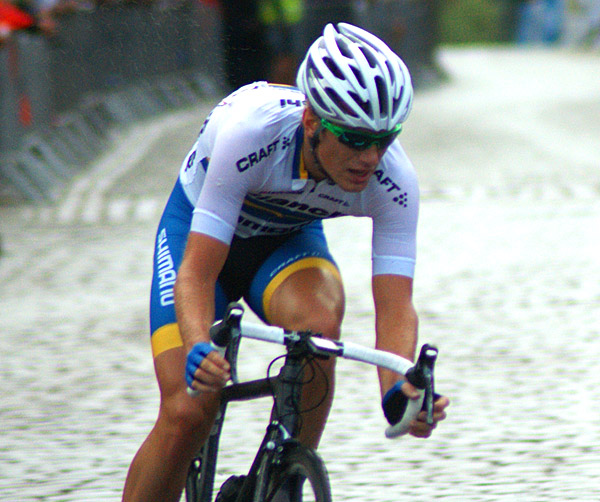 Marcus Faglum-Karlsson på väg mot seger - Foto: Dennis Nystrand