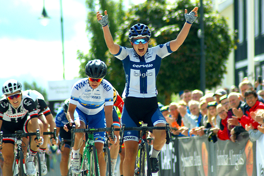 Lotta Lepistö vann Crescent Vårgårda – UCI Women´s WorldTour. Foto: Dennis Nystrand,  - Cyclesport.se